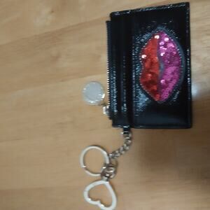 Victoria Secret Kiss Sequin Card Holder